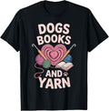 Dogs Books And Yarn Crocheter Funny Crocheting Yarn Supply | Top Rated | High CTR Title