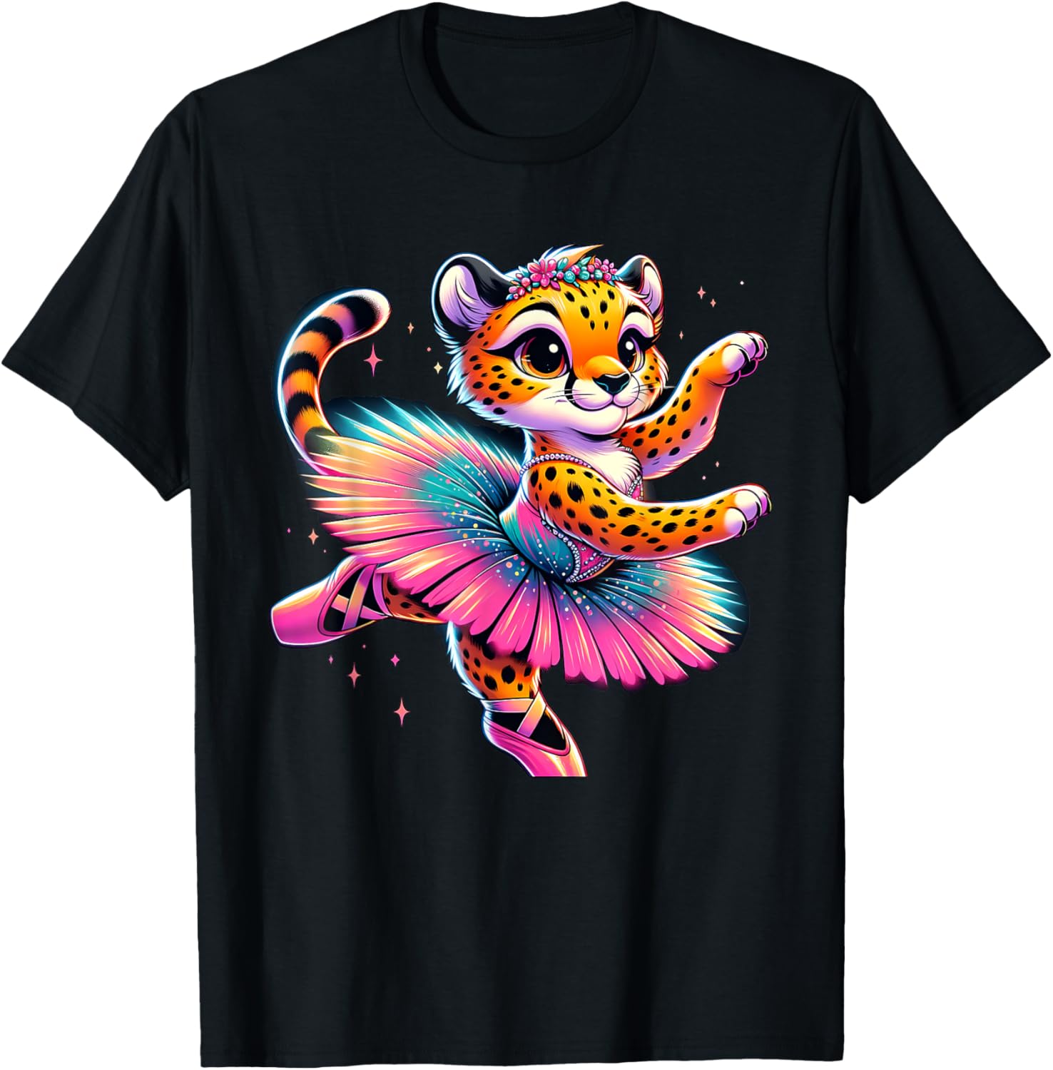 Ballerina Cheetah Dancing Apparel Streetwear Style Hot Right Now