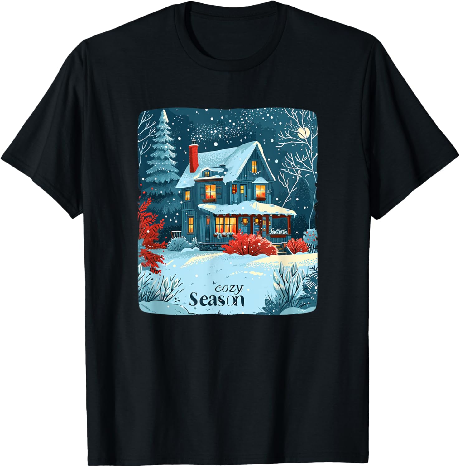 Cozy home place for winter nights and snow Apparel | High Search Volume | Daily Wear Essential