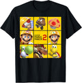 Super Mario Maker 2 Character Logo Box Grid Panel Apparel | High Search Volume | Aesthetic Fit