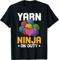Yarn Collection YARN NINJA ON DUTY Funny Yarn Collector Yarn Supply | Top Rated | Best Seller Choice
