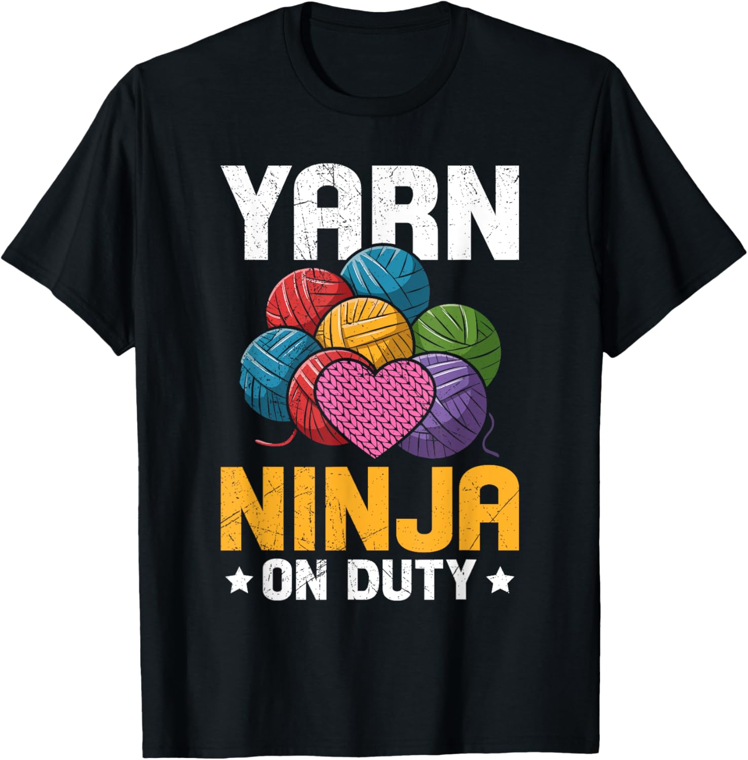 Yarn Collection YARN NINJA ON DUTY Funny Yarn Collector Yarn Supply | Top Rated | Best Seller Choice