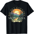 Montana Big Sky Country Mountains Vintage Men Women Kids 2 Apparel | Trending 2025 | Customer Favorite
