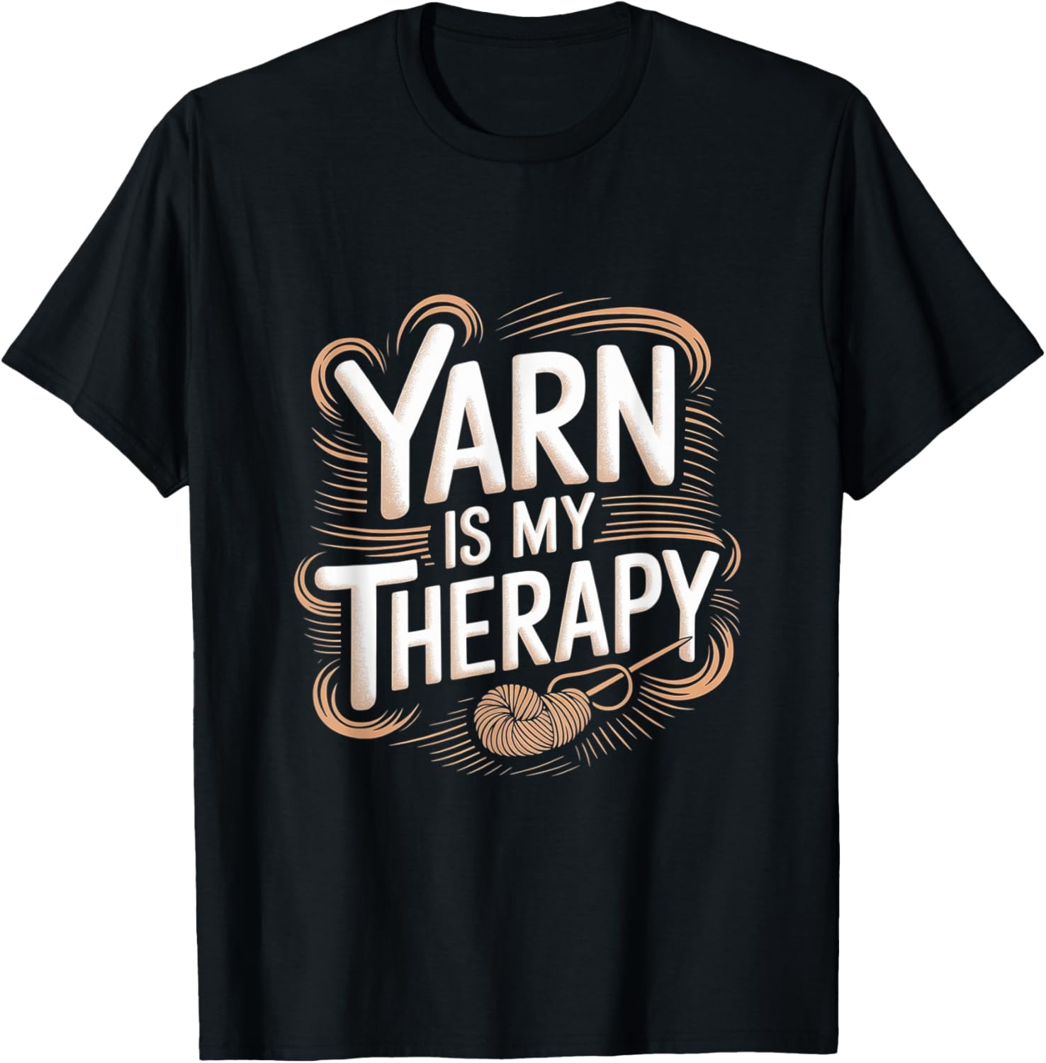 Yarn Is My Therapy - Knitting Crocheting Yarn Knitter Yarn Supply | Top Rated | Best Seller Choice