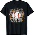 Baseball Aunt Leopard Print Cheetah Pattern Proud Auntie Apparel Trending US Everyday Wear