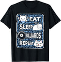 Eat Sleep Billiards Repeat Boys Girls Billiards Lover Outfit Apparel Streetwear Style US Top Pick