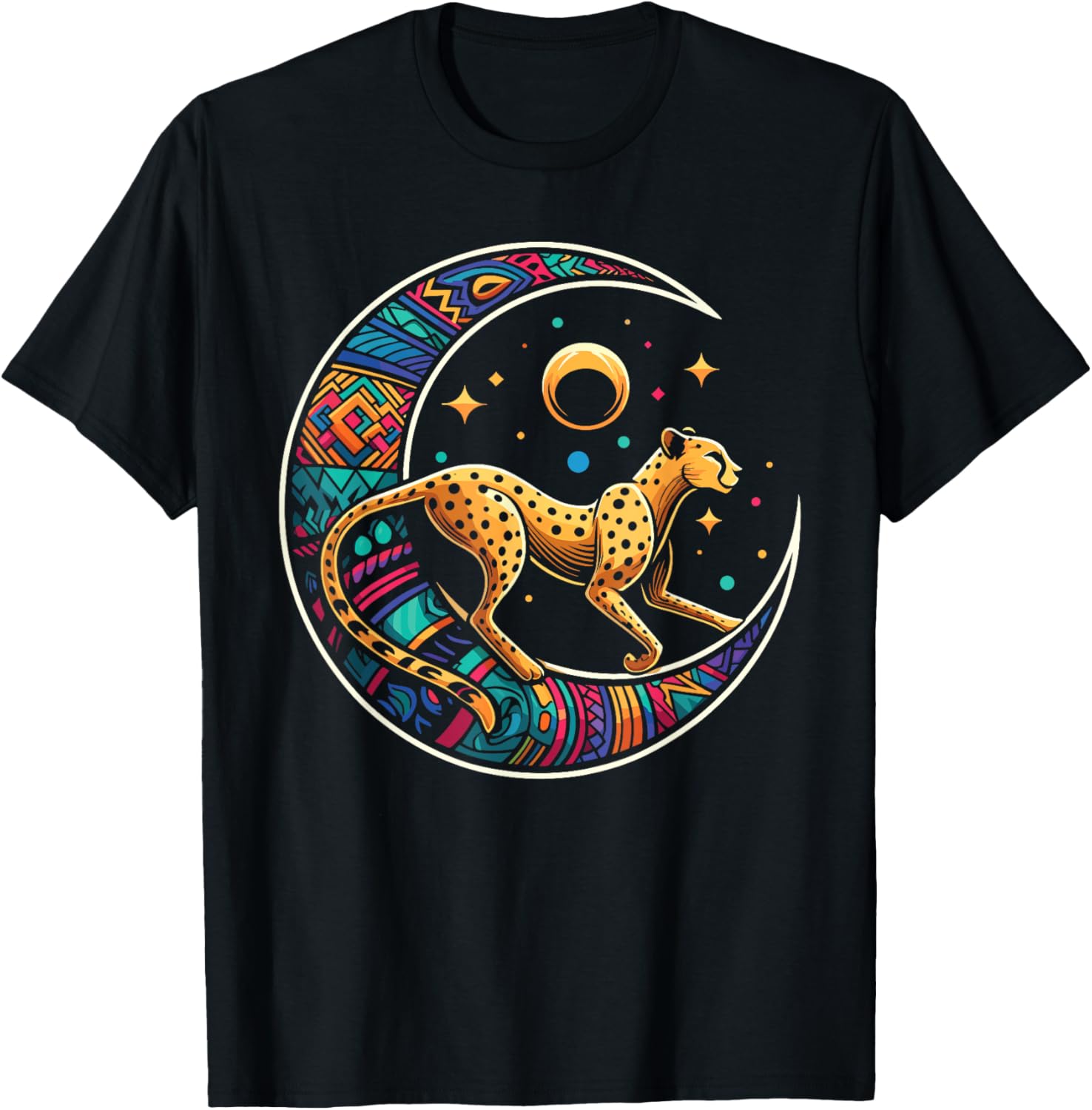 Cheetah Tribal Big African Cat Moon Apparel Streetwear Style Hot Right Now