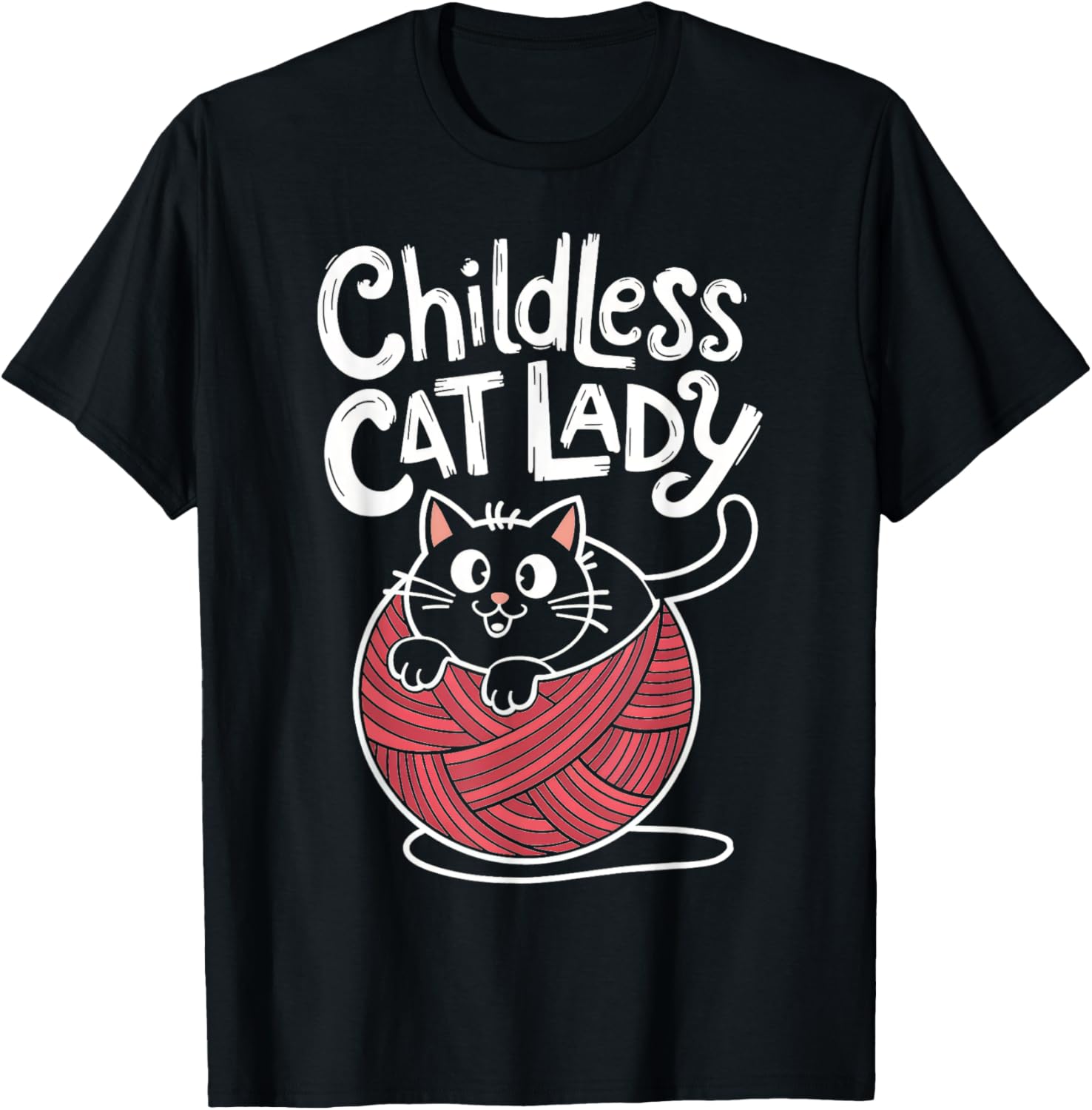 Childless Cat Lady Loving Feline Humor Yarn Yarn Supply | Viral US Pick | High CTR Title