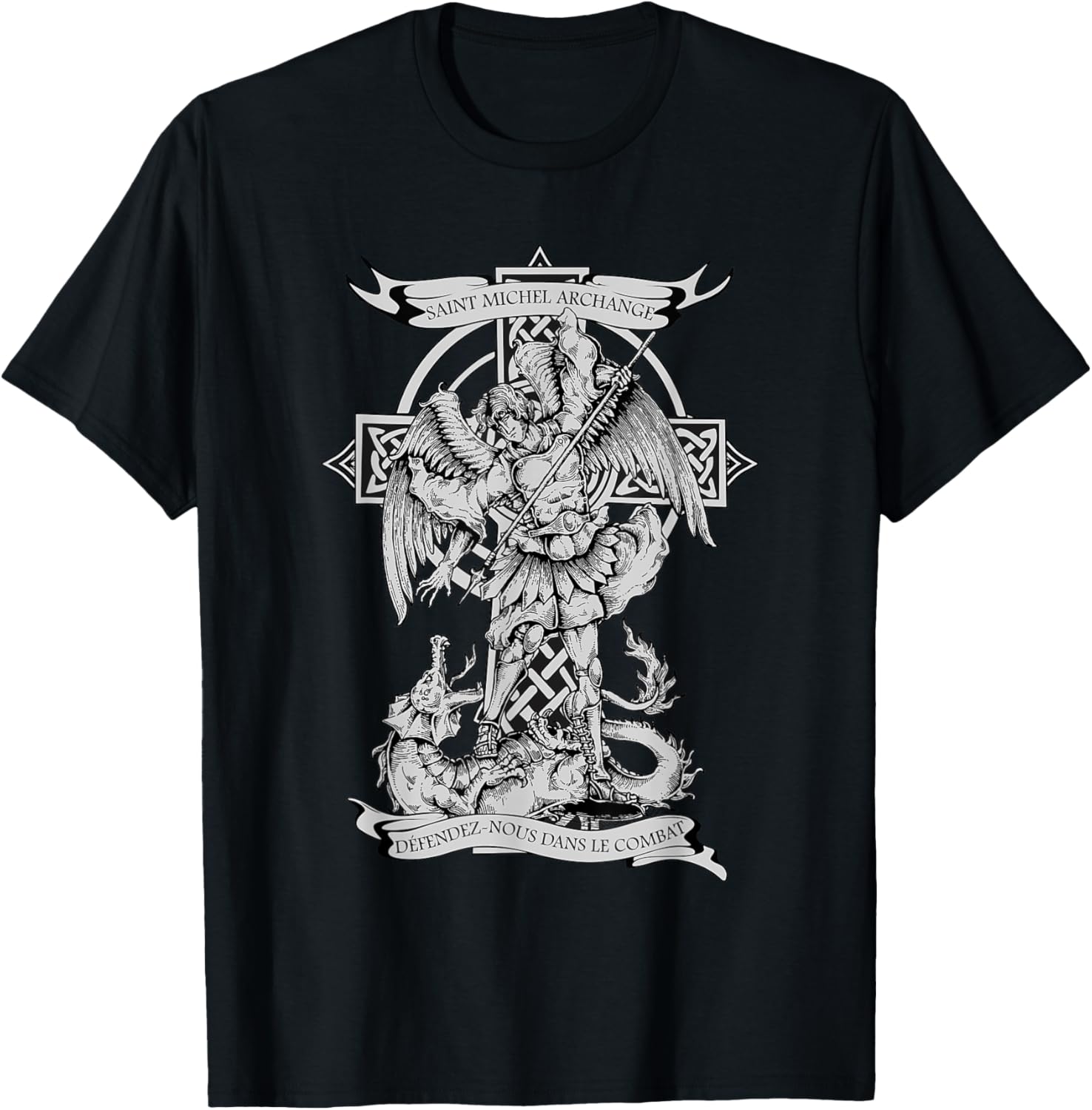Saint Michael Archangel defend us in battle Apparel | Viral Streetwear Style