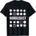 Horologist Shirt For Men Boys Watchmaker Clockmaker Horology T-Shirt | US Viral Style | Comfort Daily Wear