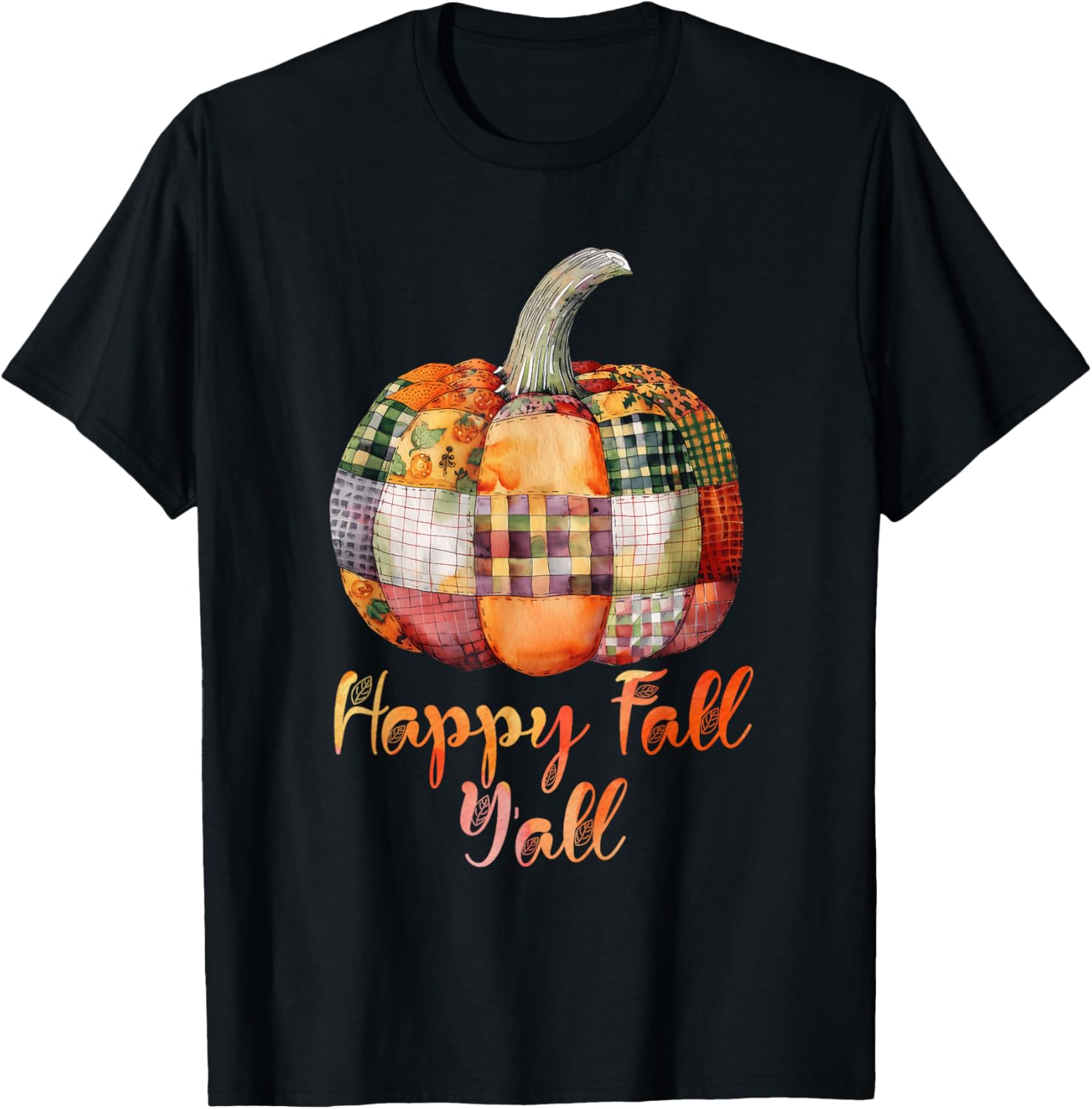 Happy Fall Y all Leopard Print Pumpkin Cute Pumpkin Girl Kid Apparel Viral TikTok Find Everyday Wear