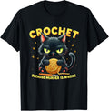 Crochet Because Murder is Wrong Funny Cat Yarn Hook Yarn Supply | High Search Volume | Best Seller Choice