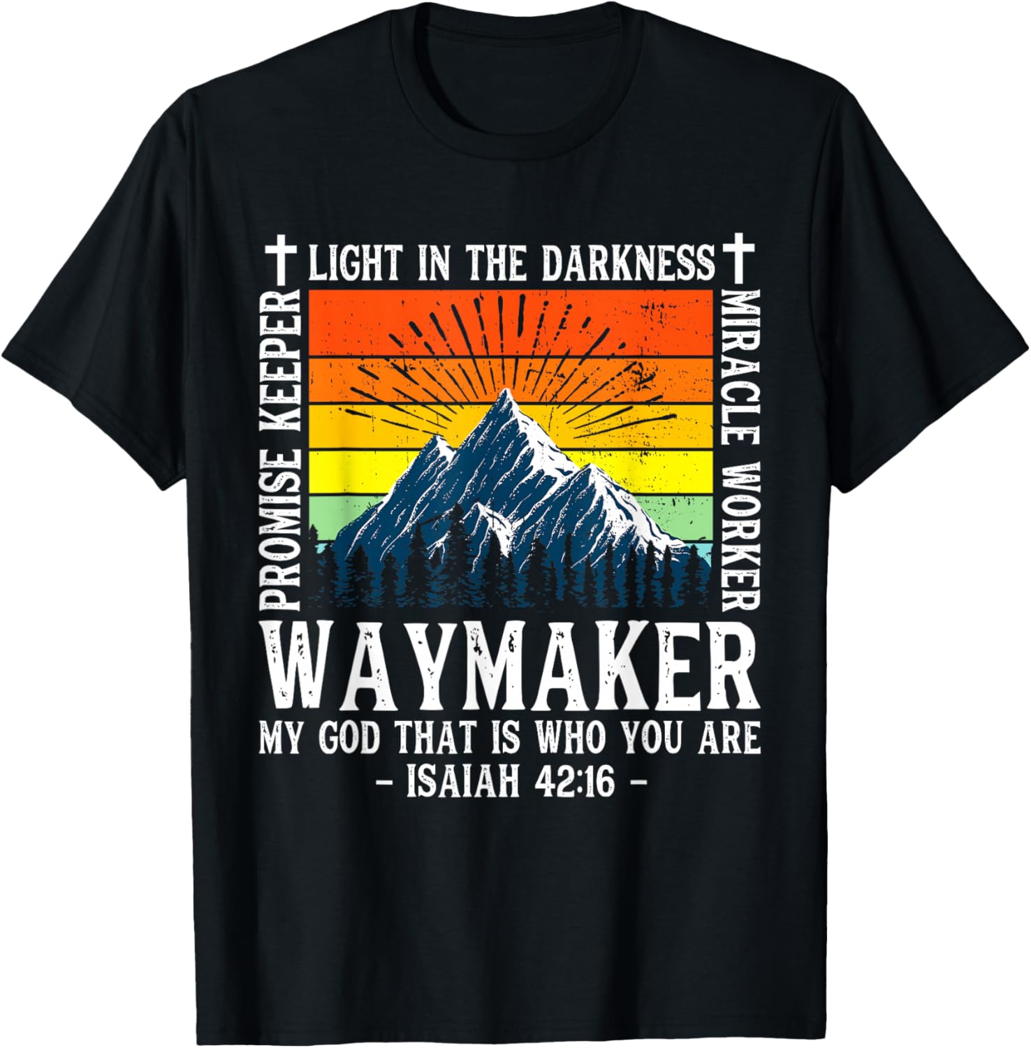 Waymaker Miracle Worker Promise Keeper Shirt Christian T-Shirt | High Search Volume | Aesthetic Fit