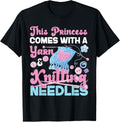 Knitting Knitter Girl This Princess Comes With A Yarn & Yarn Supply | Premium Quality | Perfect for Crafters