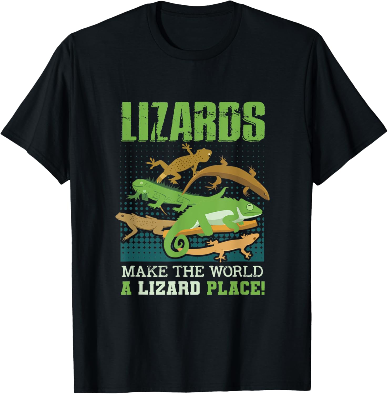 Lizards Make World A Lizard Place Animal Lizards Apparel | Trending 2025 | Top Rated Comfort