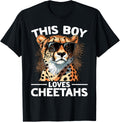 Funny Cheetah Animal This Boy Loves Cheetahs Apparel Premium Print Hot Right Now