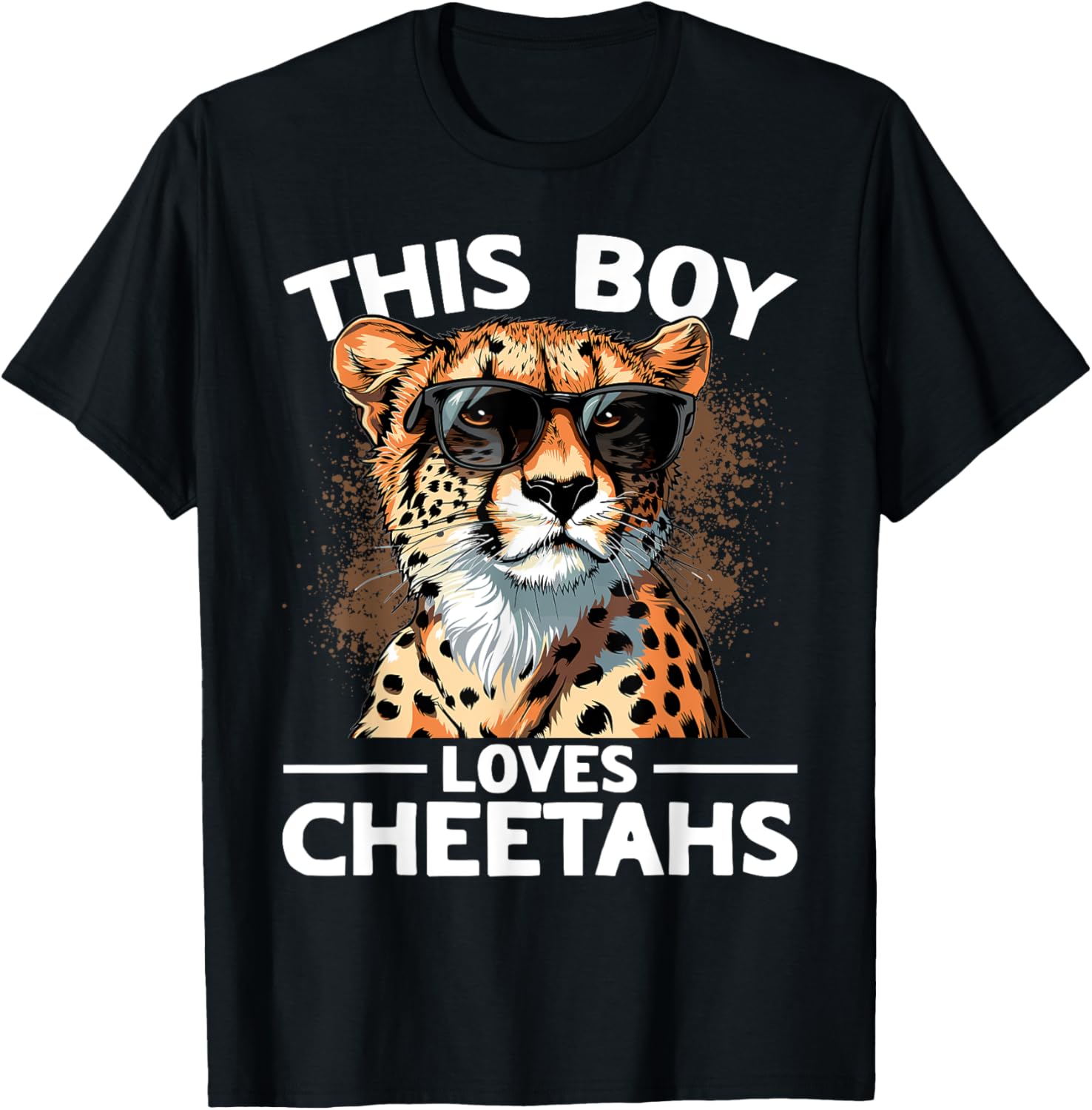 Funny Cheetah Animal This Boy Loves Cheetahs Apparel Premium Print Hot Right Now