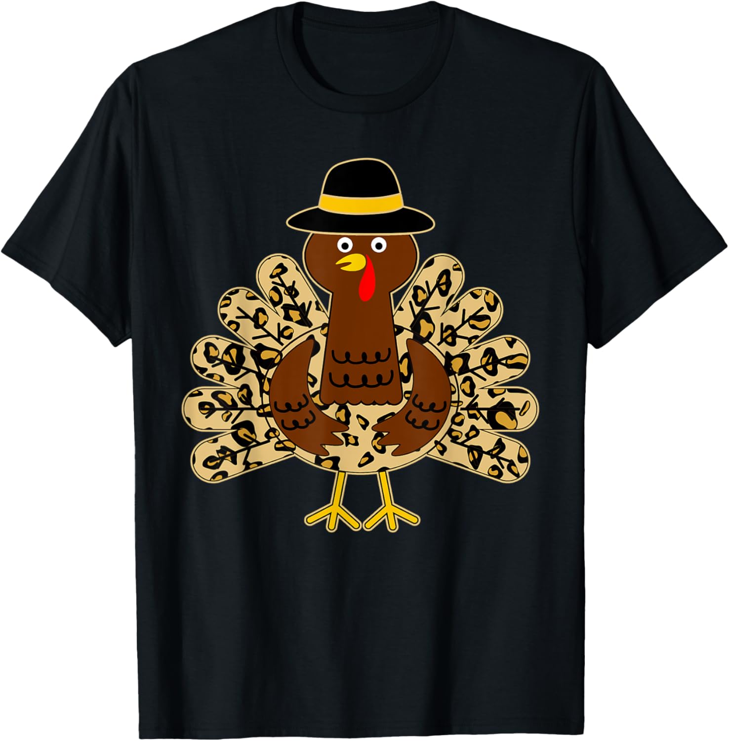 Cool Cheetah Leopard Animal Print Turkey Thanksgiving Day Apparel Premium Print US Top Pick