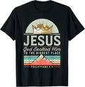 Jesus, God Exalted Him to the Highest Place Philippians 2 9 Apparel | Google Shopping Optimized | Daily Wear Essential