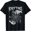 Knitting Gothic Knitter Halloween Yarn Sewing Crocheting Yarn Supply | Viral US Pick | High CTR Title