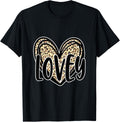Cute LOVEY Women s Leopard Cheetah Print Heart Grandmother Apparel Comfort Fit Everyday Wear