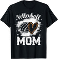 Volleyball Game Day Leopard Cheetah Women Volleyball Mom Apparel Streetwear Style Everyday Wear