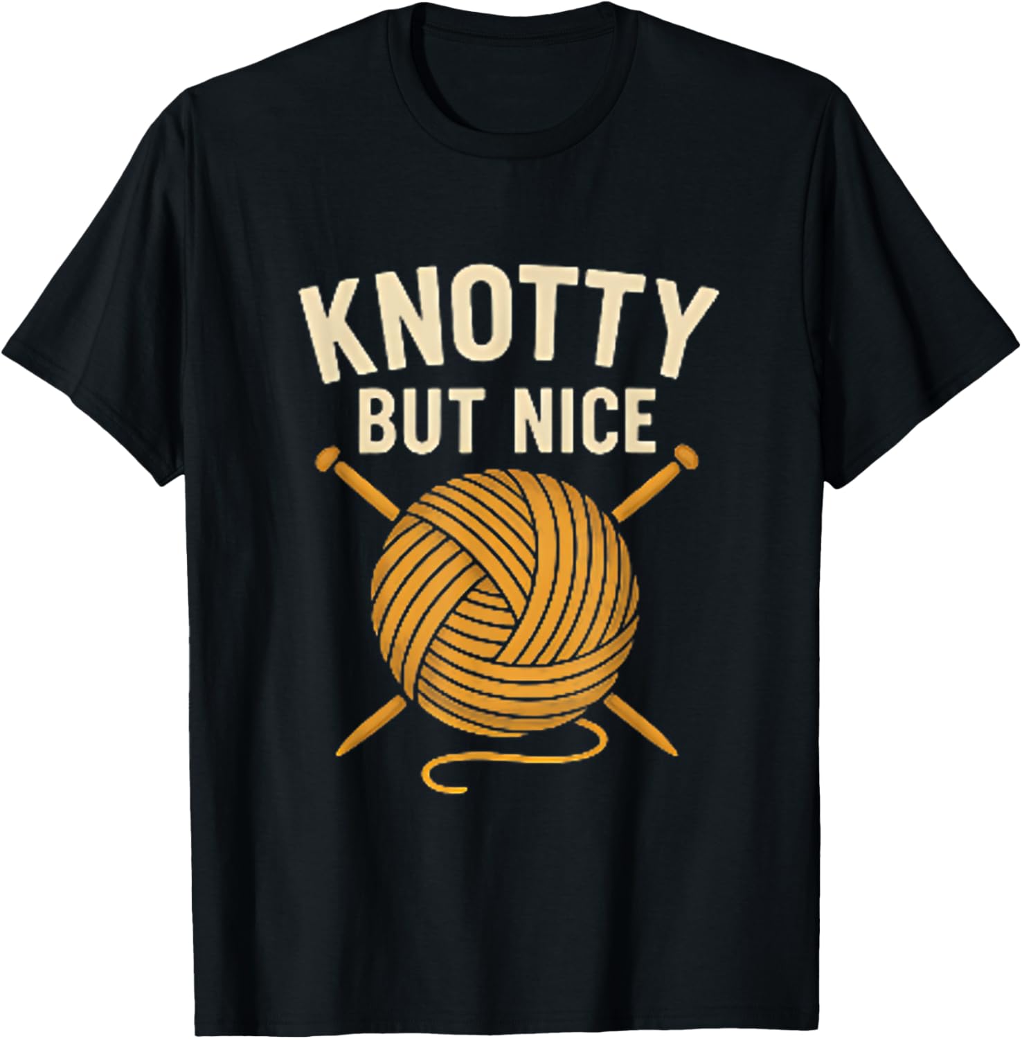 Knotty But Nice Funny Knitting & Yarn Gift for Crafters Yarn Supply | Top Rated | Perfect for Crafters