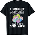 I Crochet So I Don't Choke People A Funny Yarn Crocheting Yarn Supply | Viral US Pick | High CTR Title