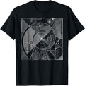 Sacred Geometry T Shirt Fibonacci, White Golden Spiral T-Shirt | Trending 2025 | High CTR Title