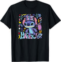 Disney Lilo & Stitch Trouble Maker Stitch Collage Apparel | Premium Quality | Must-Have Style