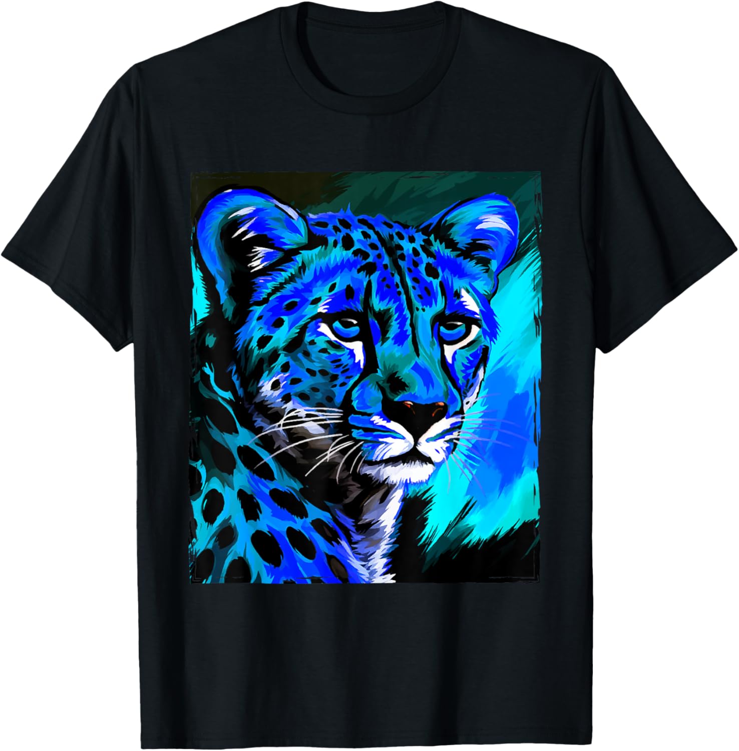 Cheetah Head Pop Art Portrait Save Animals Apparel Premium Print Hot Right Now