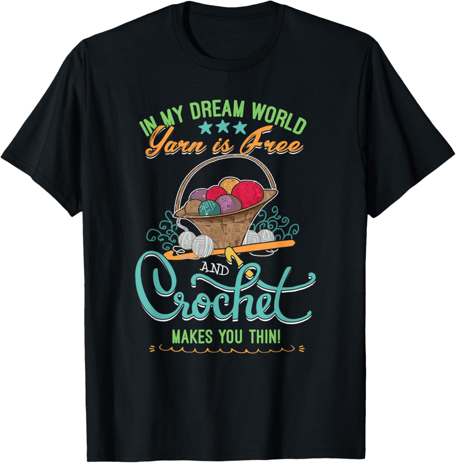 In my dream world yarn is free and crochet Yarn Supply | Top Rated | Customer Favorite