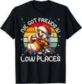 Retro Christmas Corgi Friends Low Places Snowflakes Xmas Apparel | US Viral Pick | Perfect Gift Choice