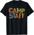 Funny CAMP STAFF Leopard Print Host Summer Counselor Teacher Men Women Apparel Trending US Everyday Wear