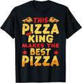 Pizza King Makes Best Pizza - Hobby Pizza Baker Pizza Maker Apparel | Best Seller Pick | Aesthetic Fit