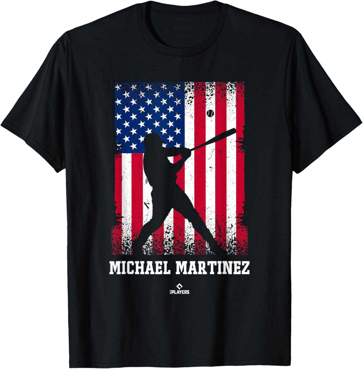 American Flag Swing Michael Martinez Prospect Baseball Fan Apparel | Viral Streetwear Style