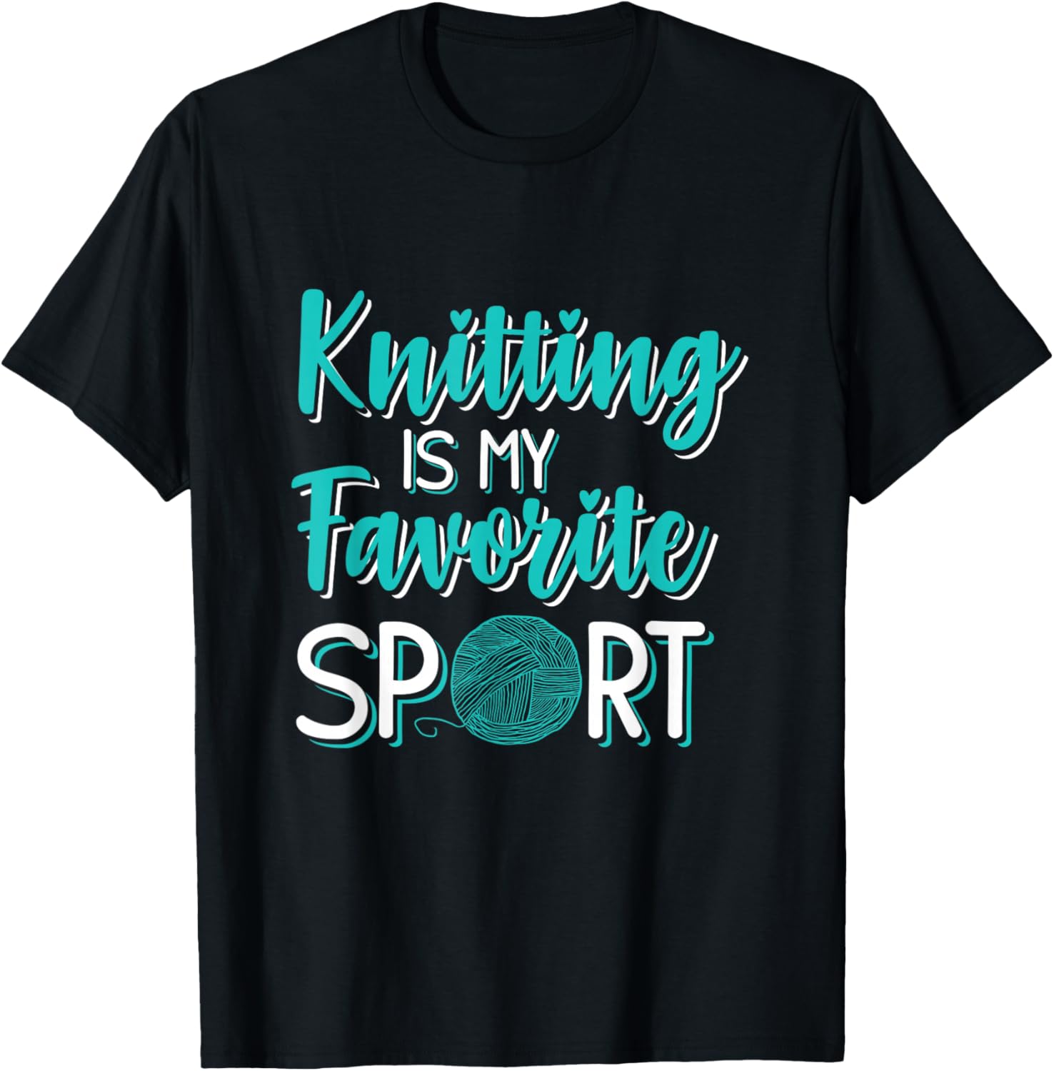 Knitting Is My Favorite Sport Funny Yarn Lovers and Knitters Yarn Supply | Top Rated | Perfect for Crafters