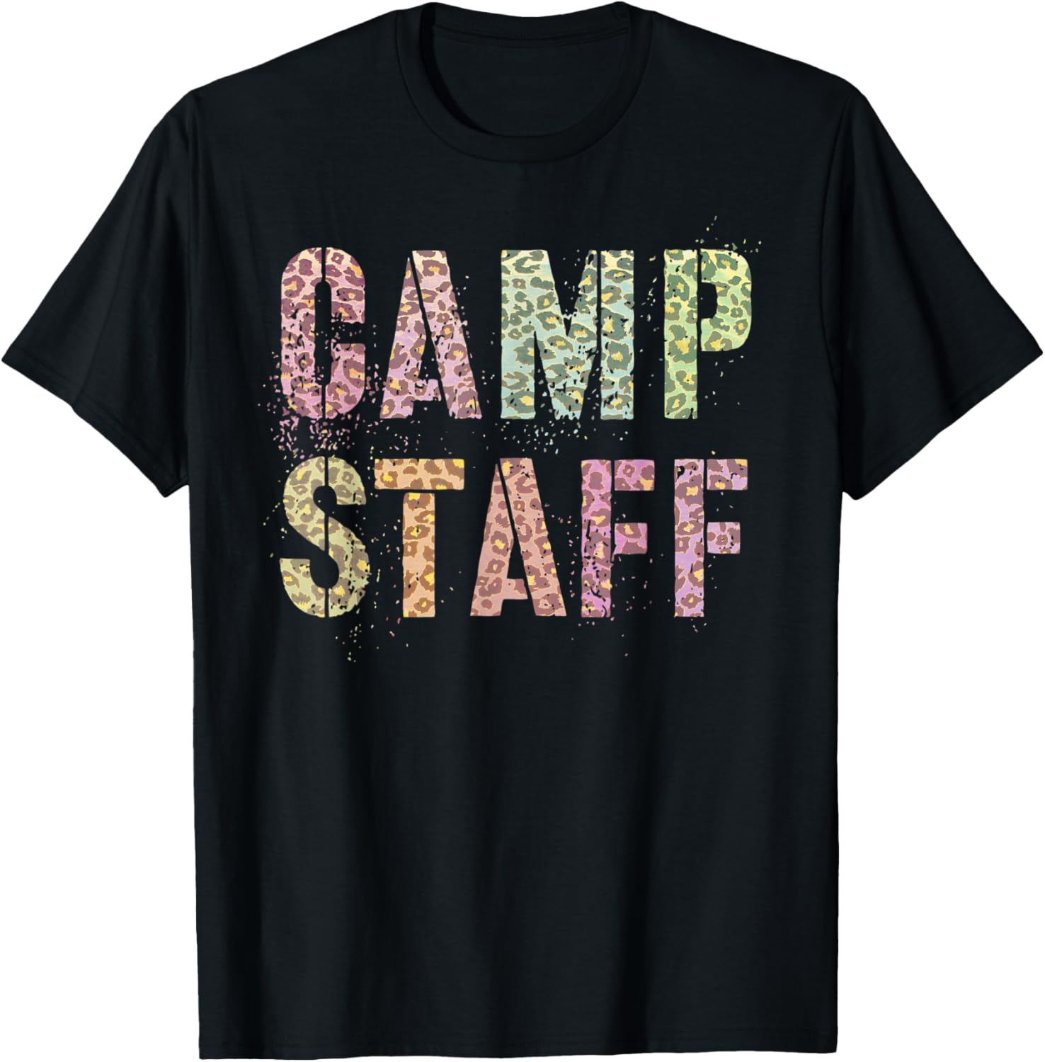 CAMP STAFF Leopard Print Host Summer Counselor Teacher 2022 Men Women Kids Apparel Viral TikTok Find Gift Ready