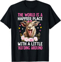 Goat Farmer - the World Is a Happier Place with a Goat Apparel | Google Shopping Optimized | Customer Favorite