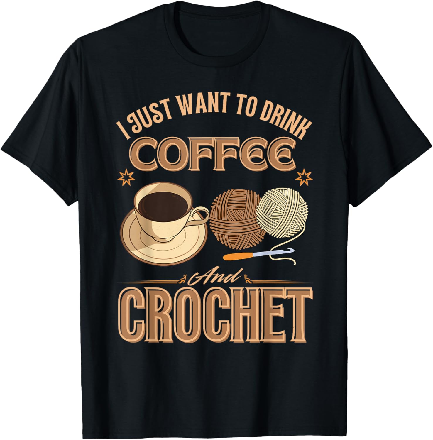 Funny Yarn For Men Women Crochet Knitter Yarn Lovers Coffee Yarn Supply | Trending 2025 | Best Seller Choice