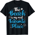 Favorite Place Fun Summer Holidays Beach Sea Lover Graphic Apparel | Premium Quality | Perfect Gift Choice