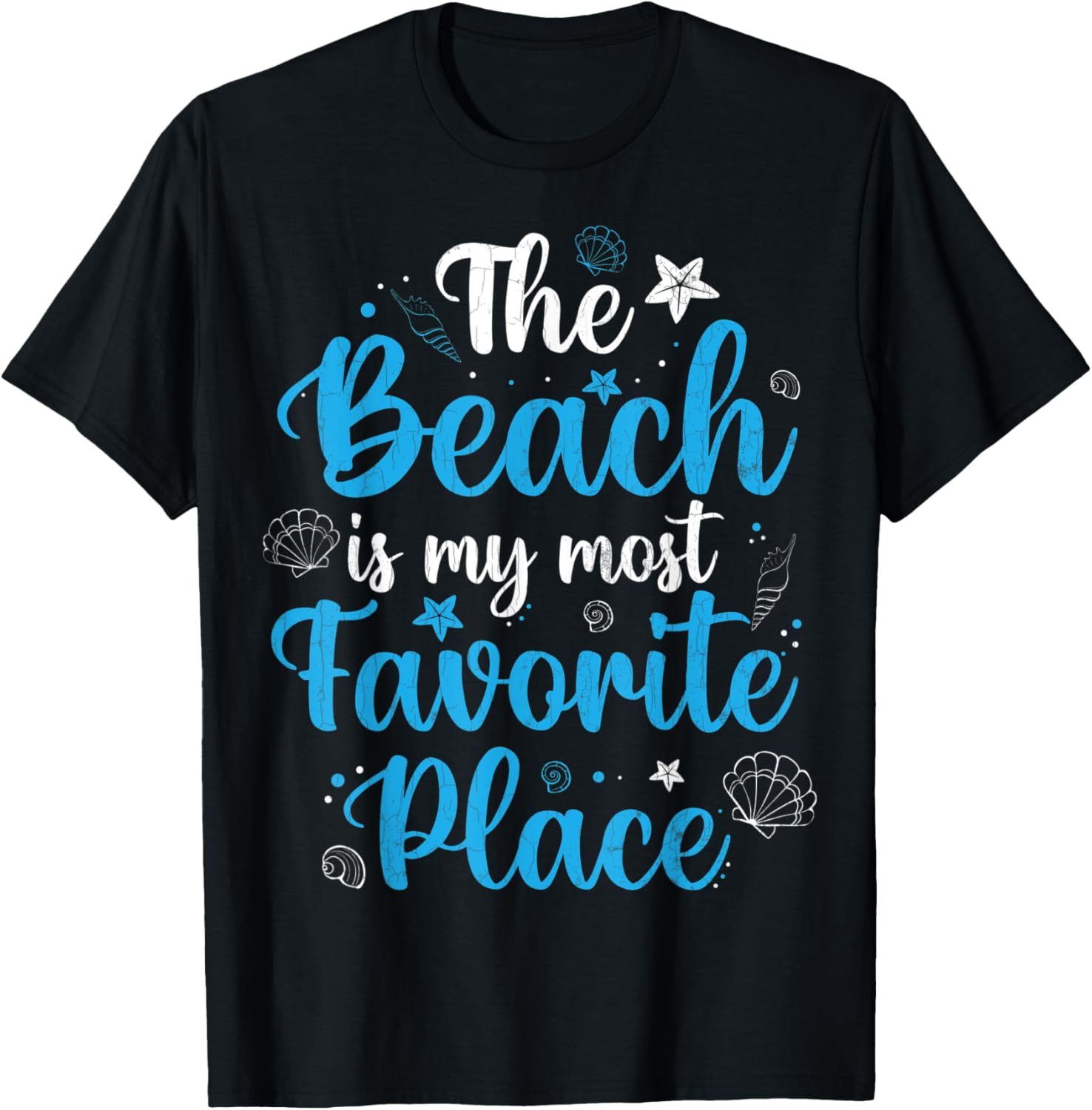 Favorite Place Fun Summer Holidays Beach Sea Lover Graphic Apparel | Premium Quality | Perfect Gift Choice