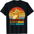 Cheetah 1994 Birthday Funny Vintage Cheetah Retro Sunset Apparel Viral TikTok Find Everyday Wear