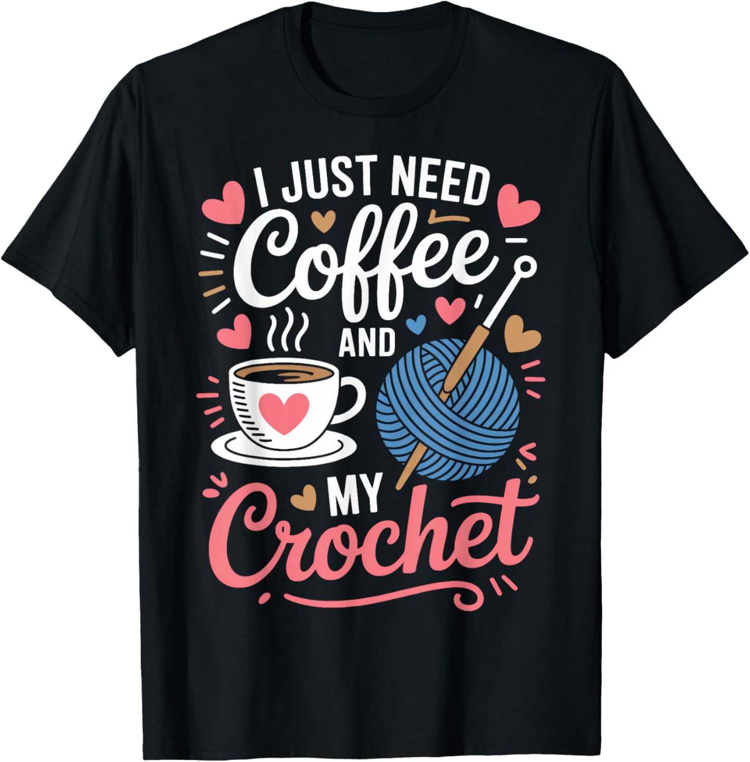Coffee And My Crochet Perfect Duo For Yarn Fans Yarn Supply | High Search Volume | High CTR Title