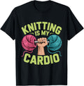 Knitting Is My Cardio Funny Hobby Crafters Yarn Knit Life Yarn Supply | Premium Quality | Perfect for Crafters