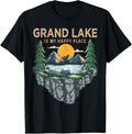 Fishing Boating Camping - My Happy Place Grand Lake Apparel | Google Shopping Optimized | Perfect Gift Choice