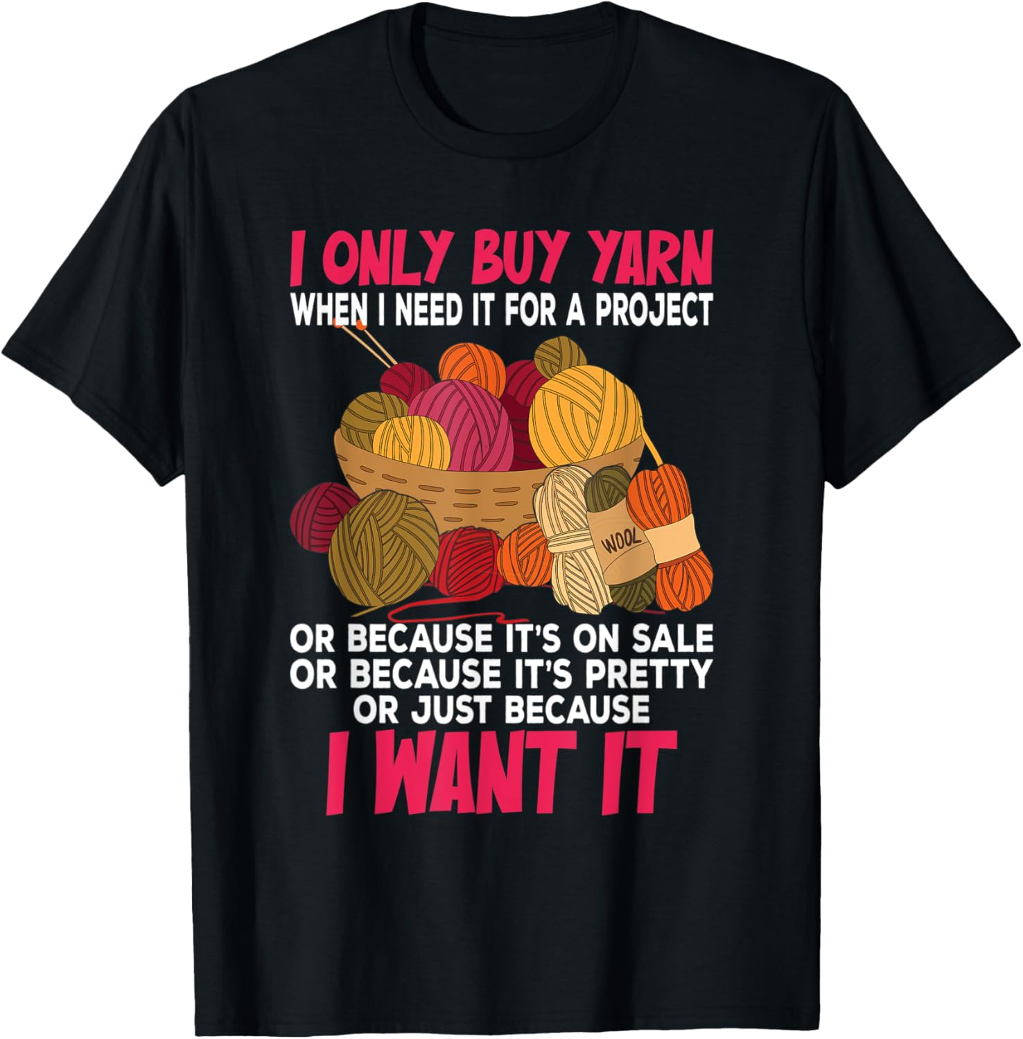 Funny Crochet Humor Knitting Themed Crocheting, Yarn Lover Yarn Supply | Premium Quality | Best Seller Choice