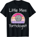 Little Miss Yarnologist Funny Knitter Knitting Crochet Yarn Yarn Supply | Trending 2025 | High CTR Title
