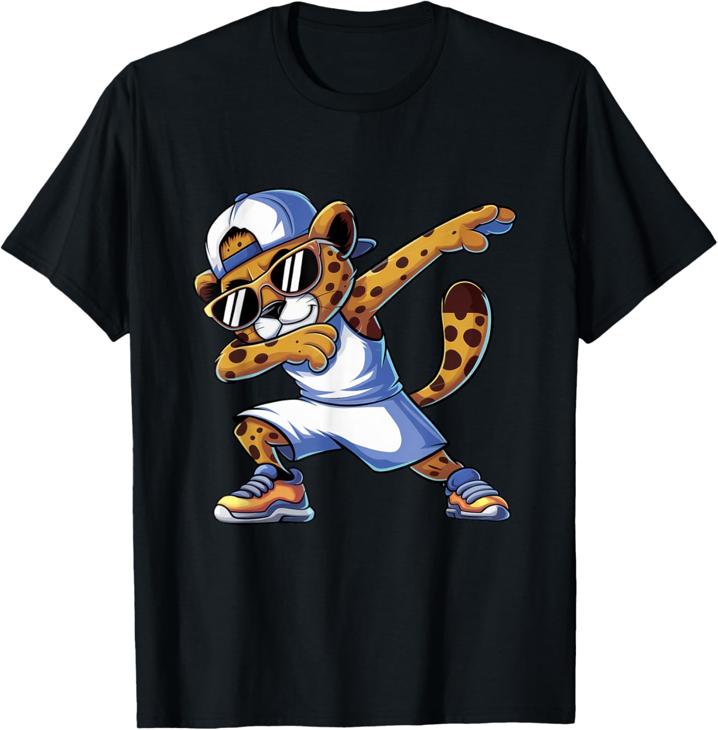 Funny Cheetah Dabbing Dance Cute Leopard Lover Gift Apparel Comfort Fit Fan Favorite