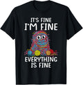 Its fine Im fine everything is fine funny crochet yarn women Yarn Supply | High Search Volume | High CTR Title